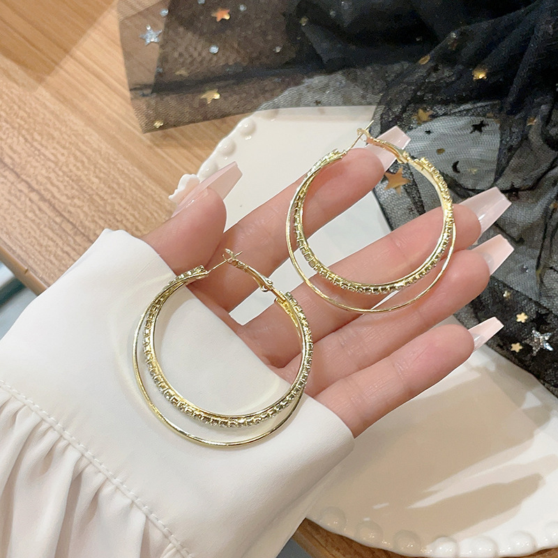 Metal Cold Style Simple Bracelet Earrings - Image 5