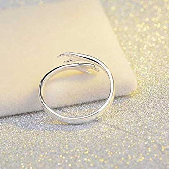 Alloy Simple Hands Hug Ring Adjustable Jewelry - Image 5