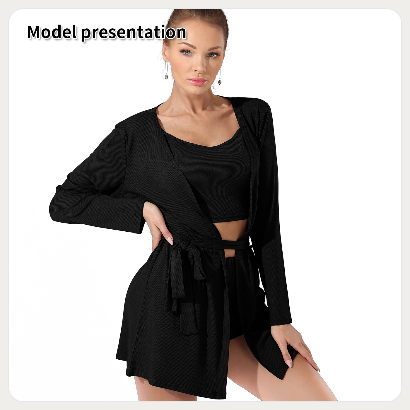 Women's Fashion Simple Solid Color Suit - Image 10