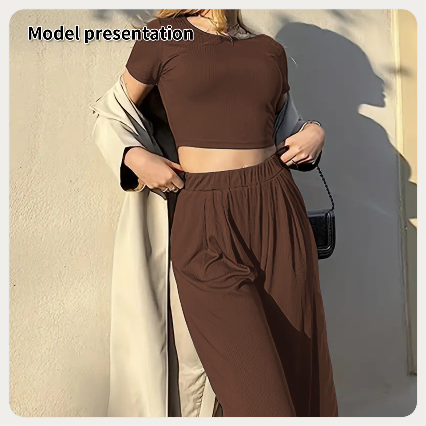 Women's Fashion Simple Solid Color Suit - Image 2