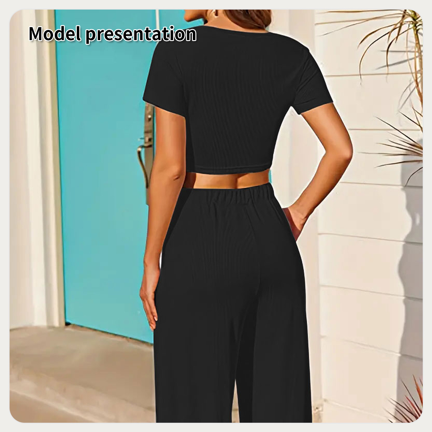 Women's Fashion Simple Solid Color Suit - Image 6