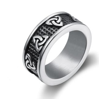 Trinity Symbol Ring 925 Sterling Silver