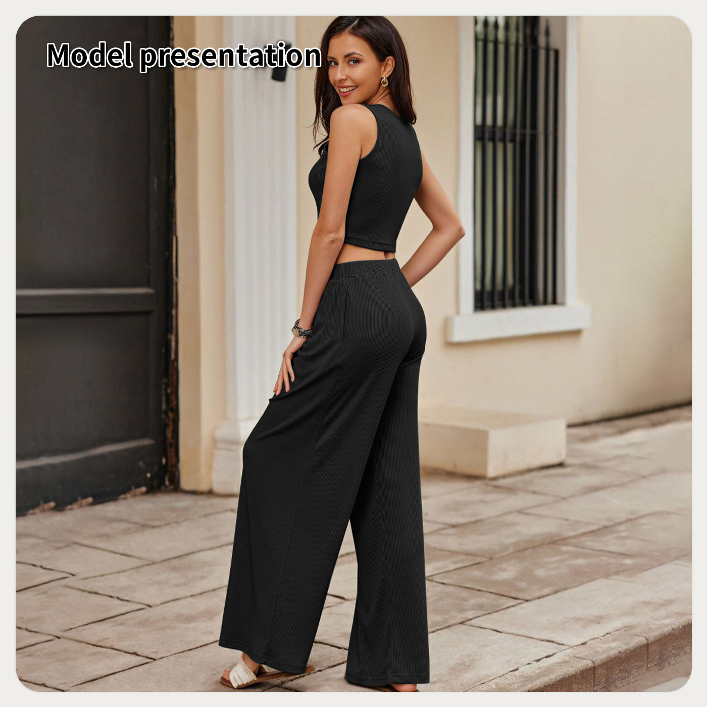 Women's Fashion Simple Solid Color Suit - Image 3