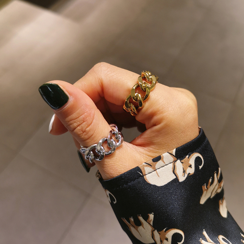 Fashion ring chain with unique design - Image 2