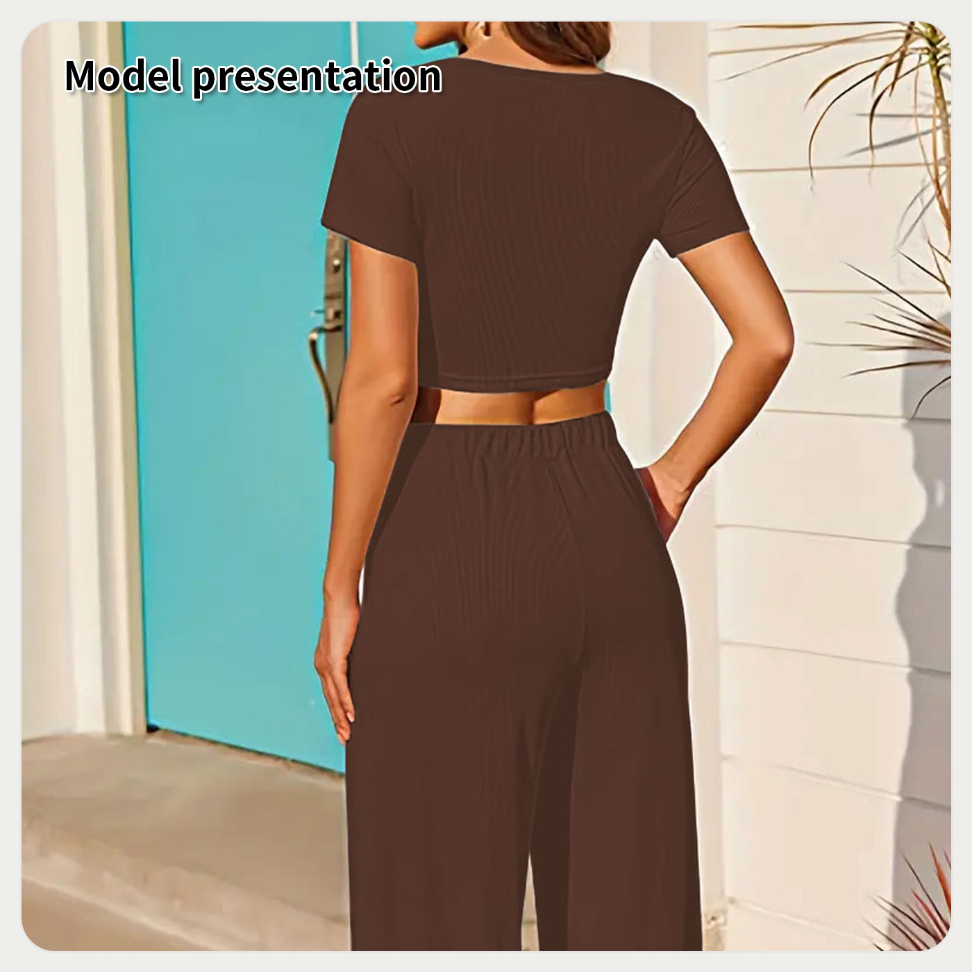 Women's Fashion Simple Solid Color Suit - Image 4