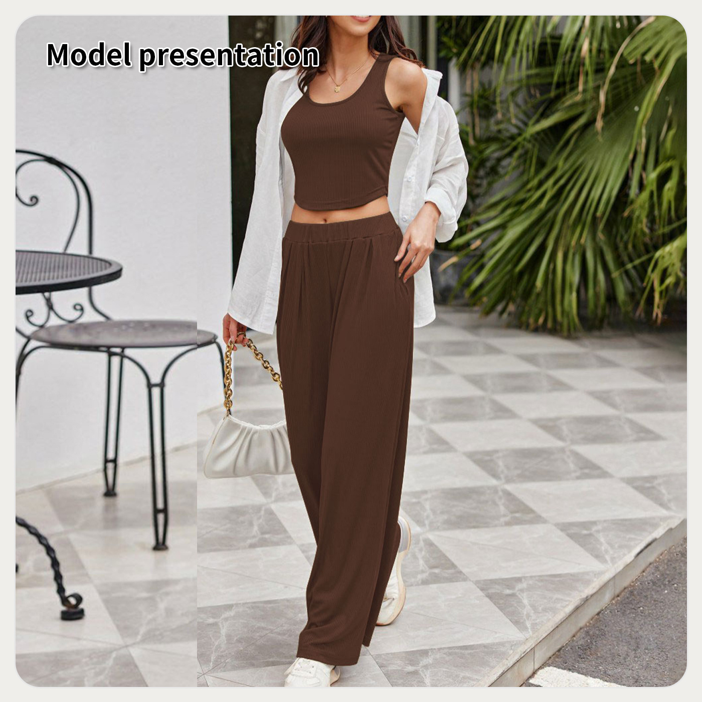 Women's Fashion Simple Solid Color Suit - Image 5